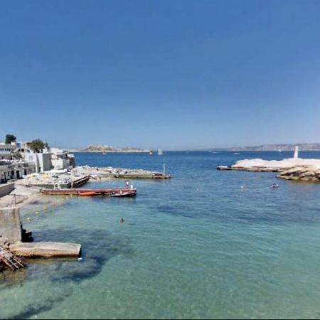Villa En Bord De Mer A Malmousque Marseille Eksteriør billede
