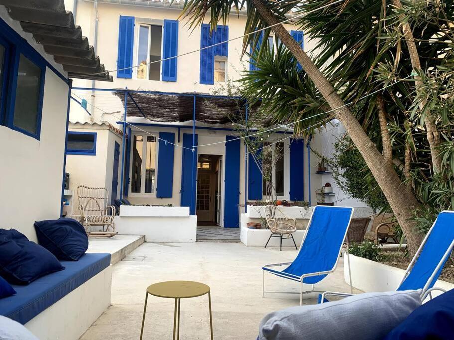 Villa En Bord De Mer A Malmousque Marseille Eksteriør billede